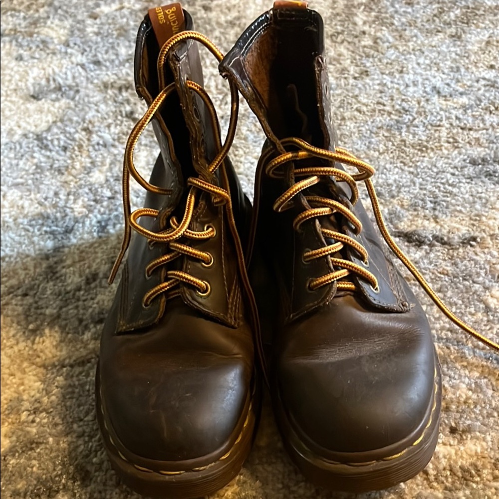 Dr. Martens VINTAGE BOUGHT IN 1996!! Brown Leather 8 hole (can’t find anymore)